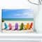 Designart - Adirondack Beach Chairs - Seashore Photo Canvas Art Print